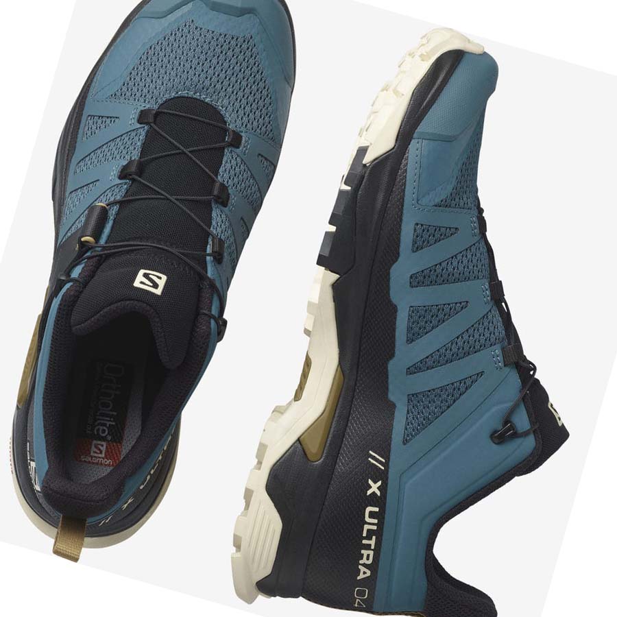 Salomon X ULTRA 4 Túracipő Férfi Aqua | HU 2068AHK